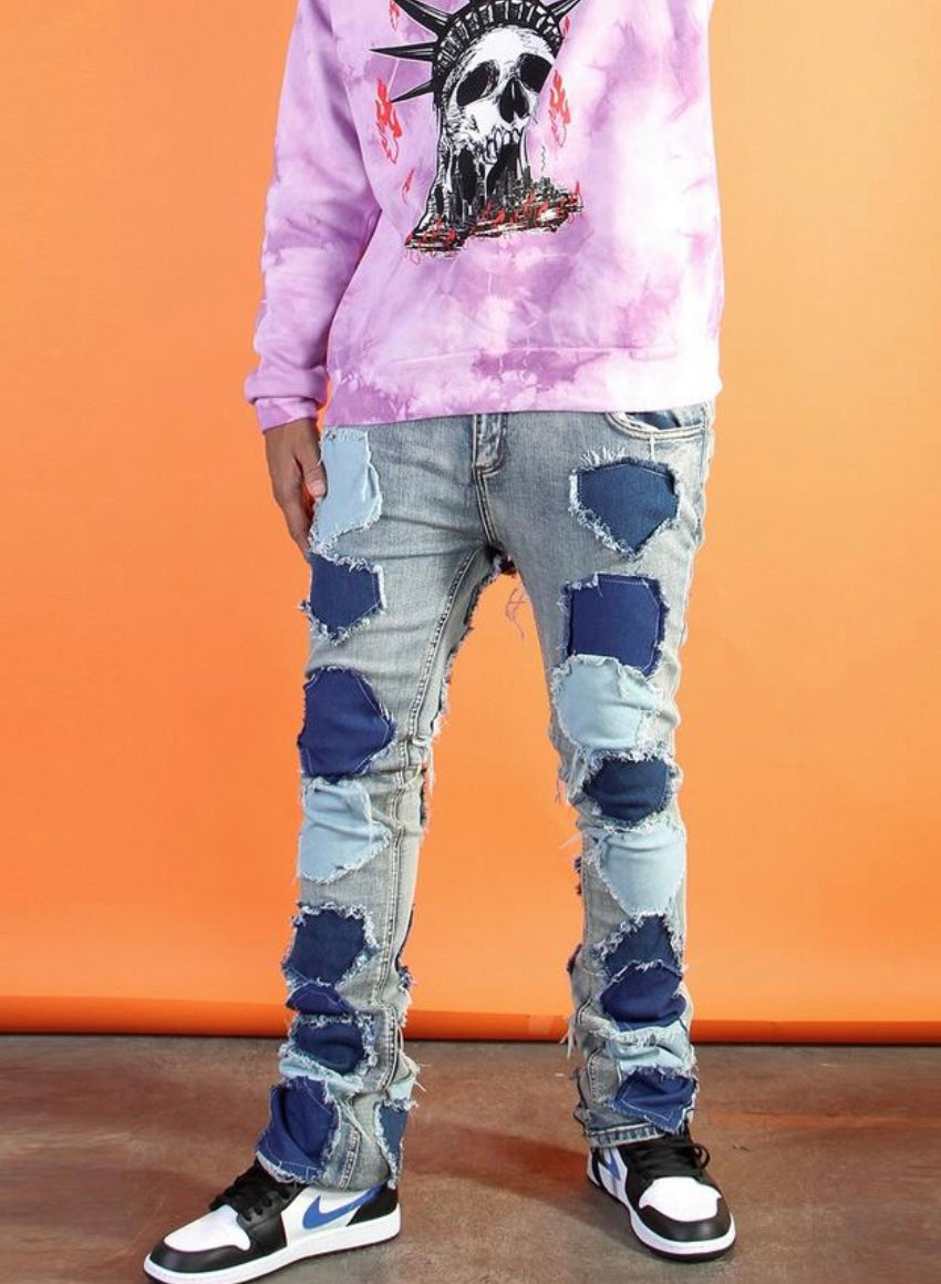 Cooper 9 - 506 Stack Jeans Denim Patch Light Wash (2150661)