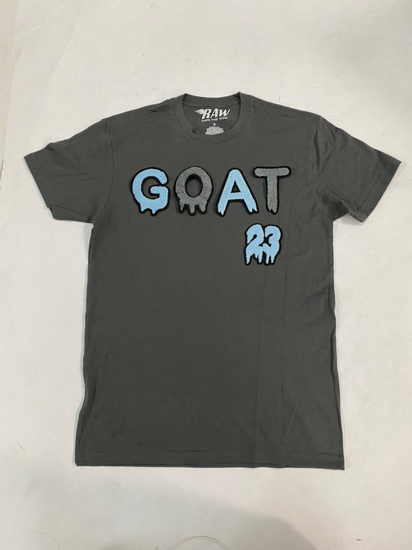 Rawalty - Goat 23 Dark Grey / Sky Blue Tee