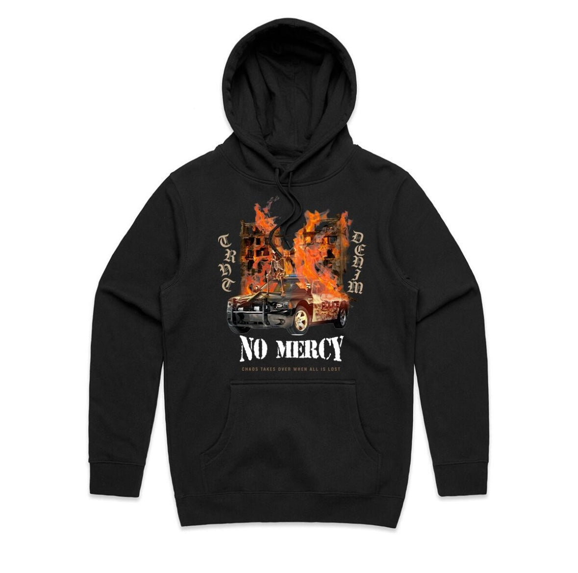 THRT - Hoody No Mercy Black Hoodie