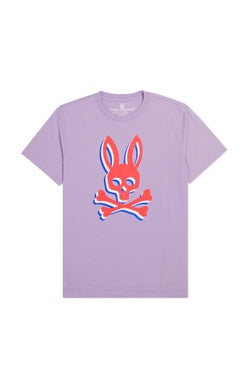 Psycho Bunny - Mens Henton Graphic Purple tee