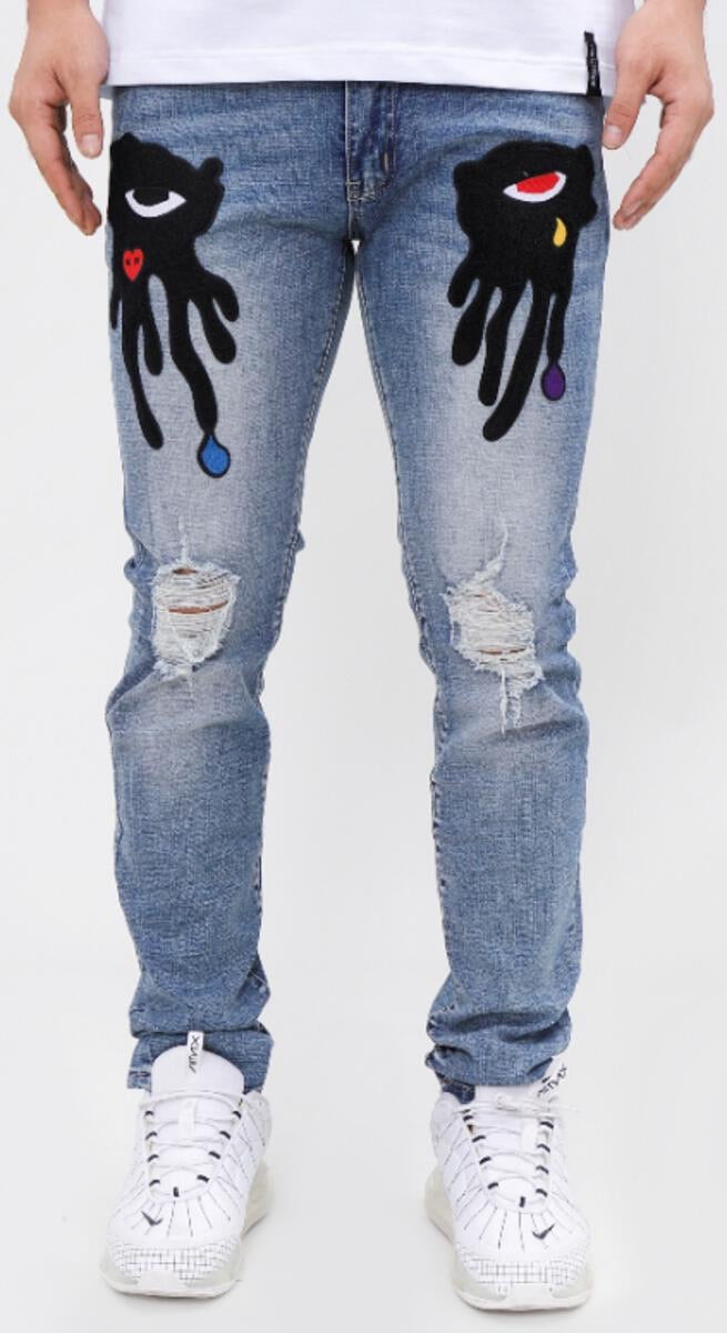Rok U Eye Jean Denim