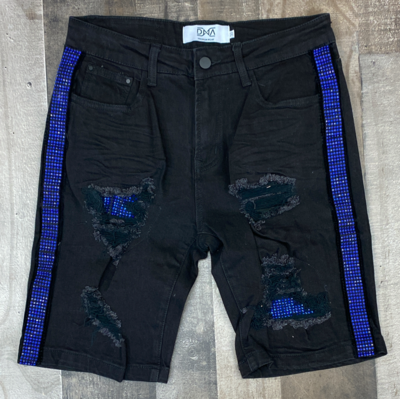 Dna - Shorts Royal Blue Stone Stripe