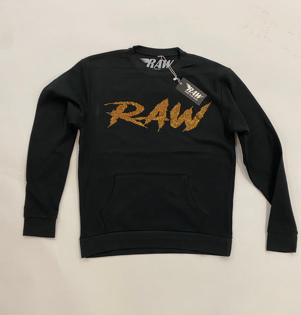 Rawalty - Crewneck RAW Black / Gold