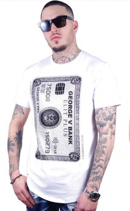 George V - White Silver BlackCard