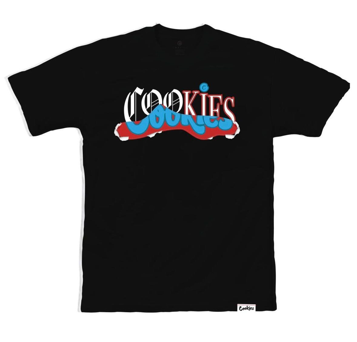 Cookies - Holiday Tee Black / Red / Blue