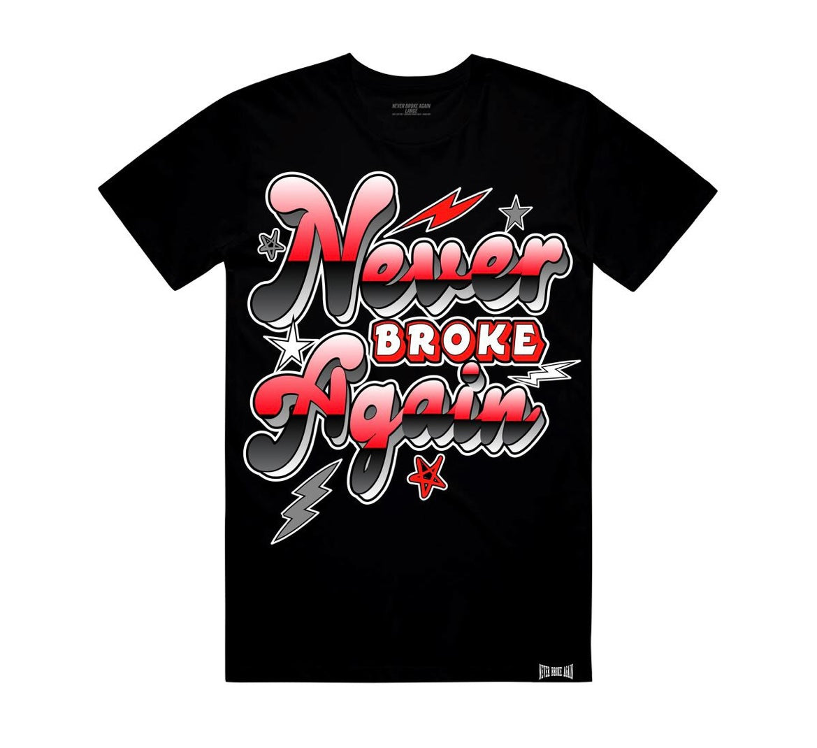 Never broke again - CURSIVE Black tee