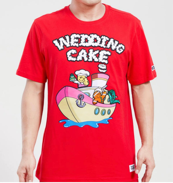 Wedding Cake - Boat Life Red Tee