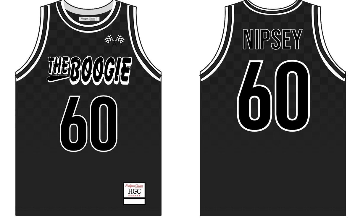 Headgear Classics - THE BOOGIE NIPSEY BLACK BASKETBALL JERSEY (HGC051-BBJ-90)