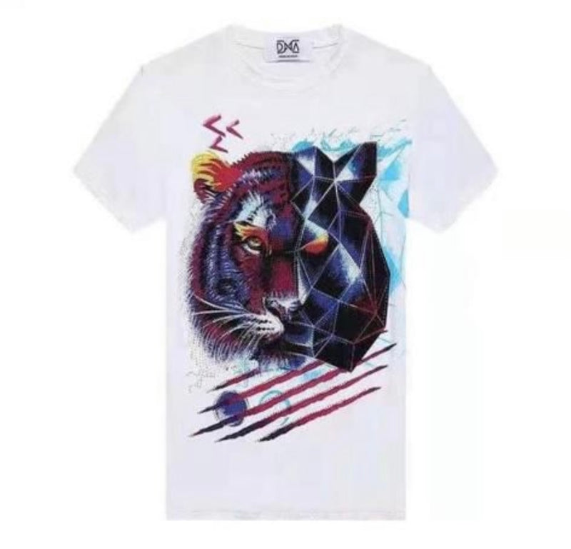 Dna - Shirt Tiger Multi Color / White Tee August 2021
