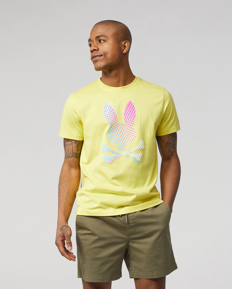 Psycho Bunny - MENS HINDES GRAPHIC Yellow TEE