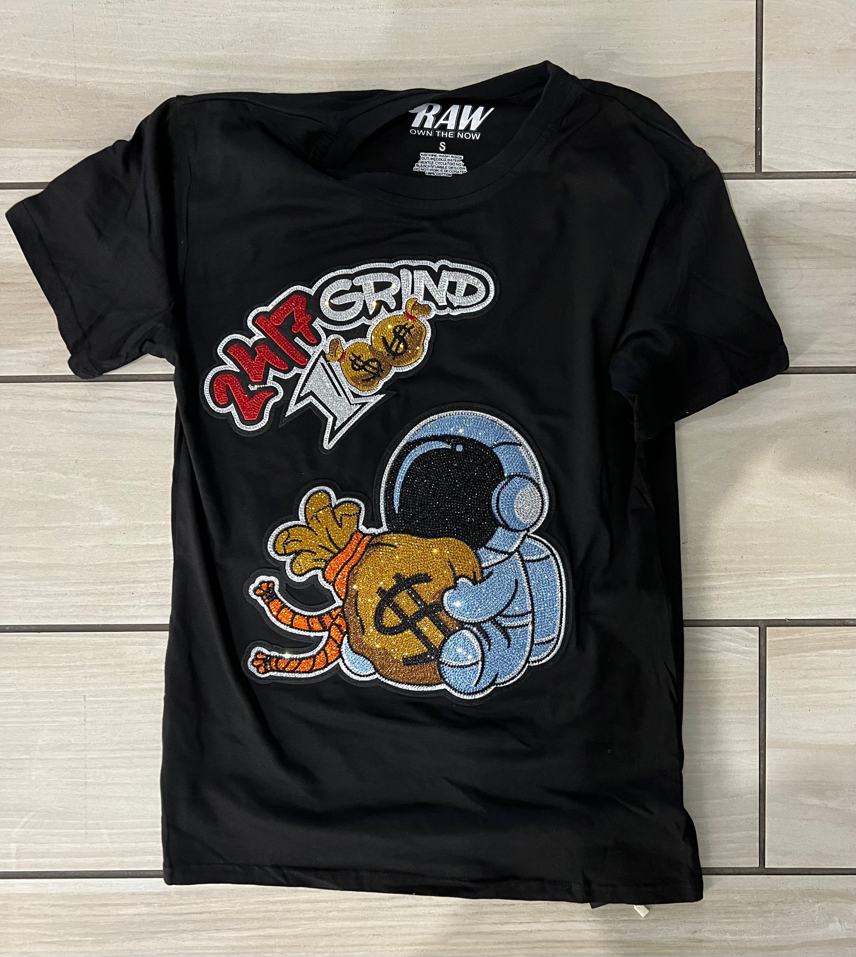 Rawalty - 247 Grind Black Tee