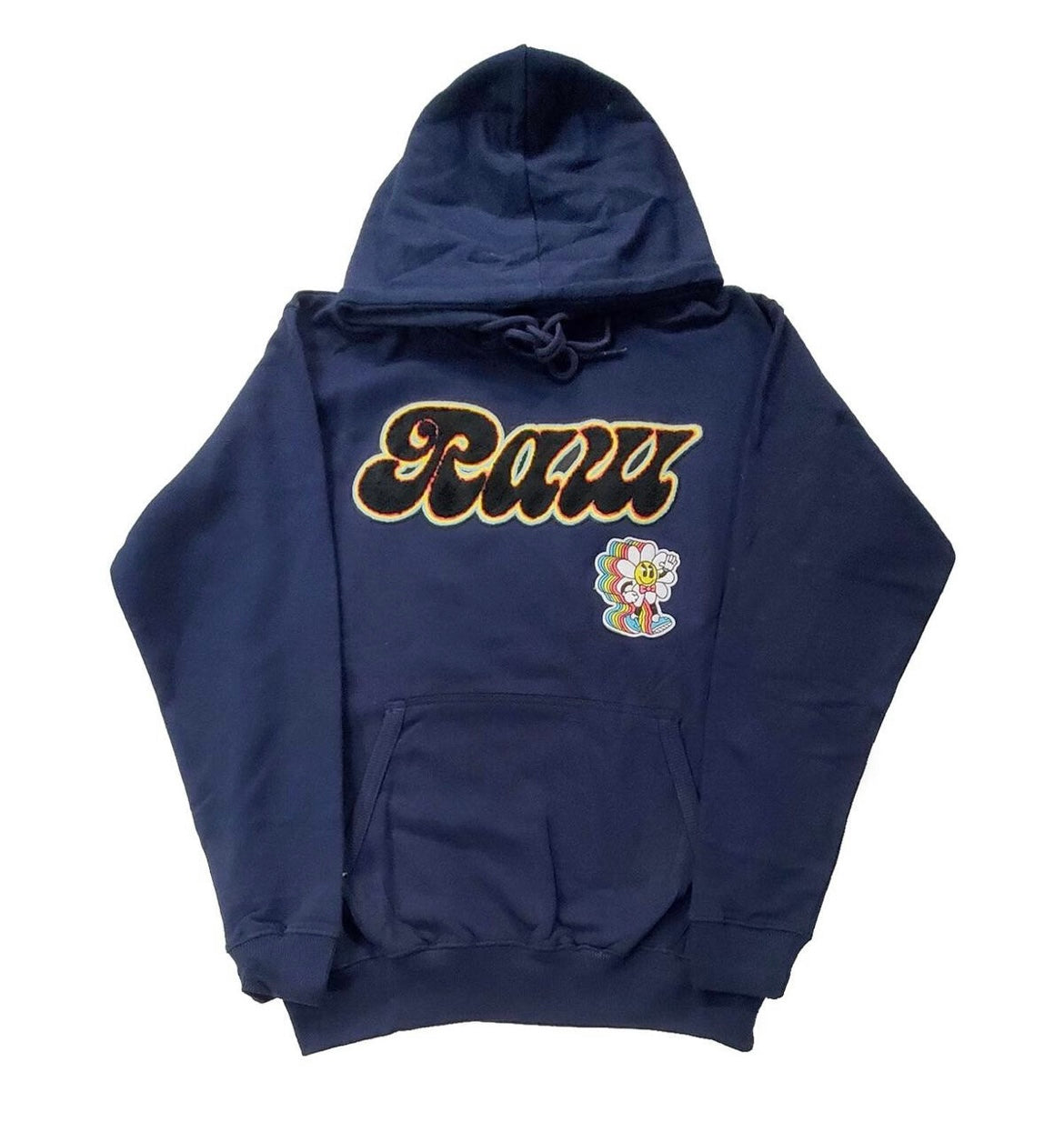 Rawalty - Hoody RAW Navy Flower
